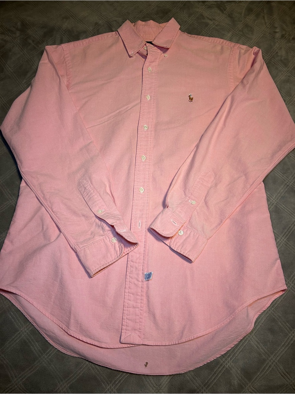 Ralph Lauren Light Pink Button-Down Oxford Shirt - Men
